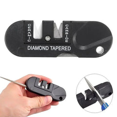 4-in-1 Portable Whetstone Sharpener – Mini Multi-Function Outdoor Tool