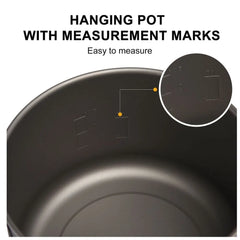 Widesea Titanium Camping Cookware Set – Lightweight Outdoor Pot & Pan for Hiking & Trekking