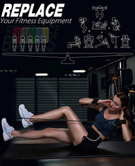 360lbs Resistance Band Set – Full-Body Workout Kit for Home Gym