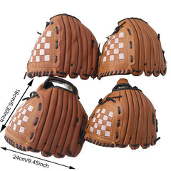 Outdoor Baseball & Softball Glove – Training Mitt for Kids & Adults (Left Hand)