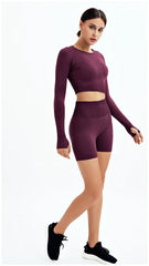 WAREBALL Seamless Women’s Yoga Set – 2/3/4 Piece Gym Outfit