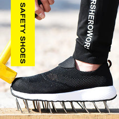 Lightweight Steel Toe Work Sneakers – Breathable Safety Shoes for Men & Women