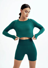 WAREBALL Seamless Women’s Yoga Set – 2/3/4 Piece Gym Outfit