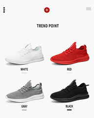 Men’s Lightweight Breathable Sneakers – Casual Walking & Gym Shoes