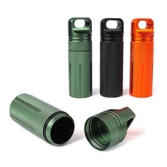 Aluminum Alloy EDC Waterproof Capsule – Outdoor Survival Storage Container