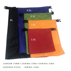 5PCS Waterproof Dry Bag Set – Outdoor Floating Storage Sack for Beach, Travel, Swimming, Snorkeling & Water Sports