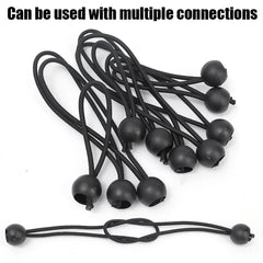 Elastic Bungee Ball Cords – Heavy Duty Tarp Tie Downs for Outdoor Use