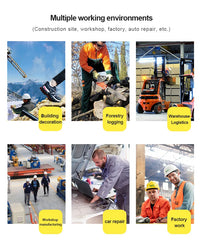 Men’s Lightweight Safety Shoes – Steel Toe, Puncture-Proof, Rotary Buckle Design
