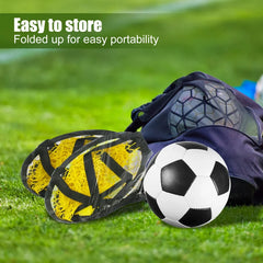 Foldable Football Target Net – 17x28in Soccer Training Goal Attachment