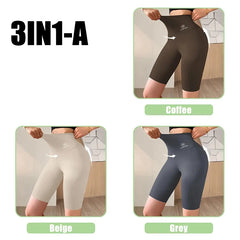 Women’s High-Waist Sports & Yoga Shorts (M–XL)