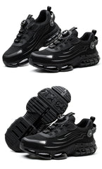 Men’s Safety Work Shoes – Anti-Smash, Anti-Puncture with Rotating Button
