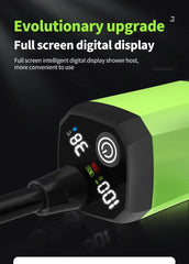 Camping Shower Pump Kit – Portable Outdoor Shower with Digital Display & 6000mAh Battery