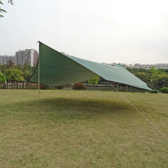 5.1x5.1m Large Waterproof Octagon Camping Tarp – Outdoor Sun Shelter Awning, Butterfly Tent Shade Canopy for Beach & Travel