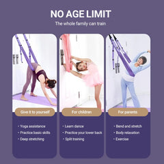 Aerial Yoga Strap & Hammock – Flexibility Trainer for Stretching & Inversion