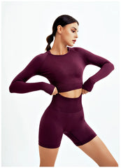 WAREBALL Seamless Women’s Yoga Set – 2/3/4 Piece Gym Outfit