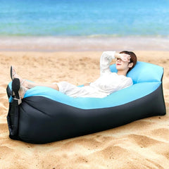 Fast Inflatable Air Sofa Bed – Portable Lazy Beach Lounger (240×70cm)
