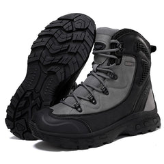 Men's mountain climbing motorcycle boots, outdoor hiking boots, fashionable boots