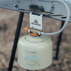 Gas Canister Hook – Stainless Steel Stove Tank Hanger for Camping Tables