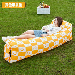 Fast Inflatable Air Sofa Bed – Portable Lazy Beach Lounger (240×70cm)