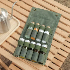 Vacuum-Sealed Camping Spice Kit – Portable Outdoor Seasoning Containers