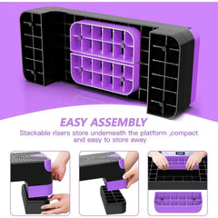 26.5" Step Deck with 4” 6” 8” Adjustable Height Risers, Women Home Gym Cardio Fitness