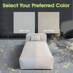 Outdoor Bean Bed Lounger – Comfy Foam-Filled Patio & Poolside Sofa
