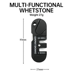 4-in-1 Portable Whetstone Sharpener – Mini Multi-Function Outdoor Tool