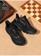 Men’s Carbon Plate Running Shoes – Lightweight Air Cushion Athletic Sneakers