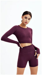 WAREBALL Seamless Women’s Yoga Set – 2/3/4 Piece Gym Outfit