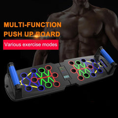 Smart Push-Up Board with Counter – Foldable Multi-Angle Strength Trainer