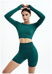 WAREBALL Seamless Women’s Yoga Set – 2/3/4 Piece Gym Outfit