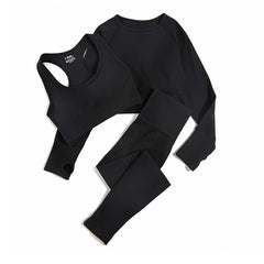 WAREBALL Seamless Women’s Yoga Set – 2/3/4 Piece Gym Outfit