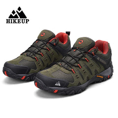 HIKEUP Men’s Suede Tactical Hiking Shoes – Outdoor Trekking Sneakers