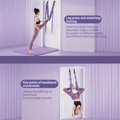 Aerial Yoga Strap & Hammock – Flexibility Trainer for Stretching & Inversion