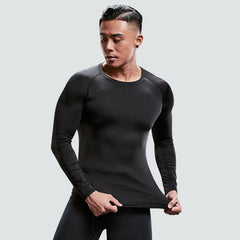Men’s Compression Sports Set – Long Sleeve & Tights