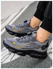 Men’s Safety Work Shoes – Anti-Smash, Anti-Puncture with Rotating Button