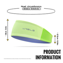 WRELS Sports Headband Sweatband – Unisex Elastic Hair Band for Running, Gym, Tennis, Basketball