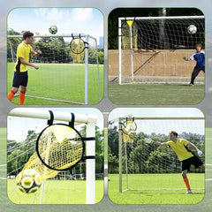 Foldable Football Target Net – 17x28in Soccer Training Goal Attachment