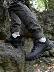 Baasploa Men’s Waterproof Hiking Shoes – Anti-Skid Outdoor Travel Sneakers