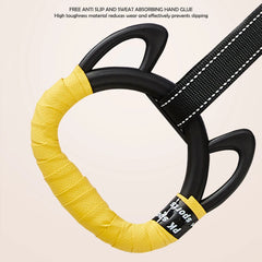 Kids Gymnastic Rings with Adjustable Strap Hand Tapes Home Gym Pull Up Fitness