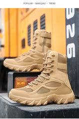 Men’s Tactical Field Boots – Lightweight, Non-Slip Outdoor Footwear