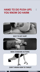 Multifunctional Foldable Push-Up Board Set – Portable Upper Body Training System