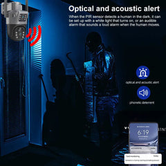 8MP 4K Solar WiFi Camera – Dual Lens PTZ Outdoor CCTV Surveillance