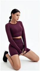WAREBALL Seamless Women’s Yoga Set – 2/3/4 Piece Gym Outfit