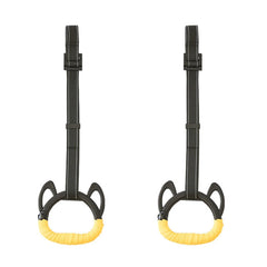 Kids Gymnastic Rings with Adjustable Strap Hand Tapes Home Gym Pull Up Fitness