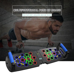 Smart Push-Up Board with Counter – Foldable Multi-Angle Strength Trainer