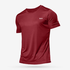Men’s Quick-Dry Sports T-Shirt – Compression Fit for Running & Training