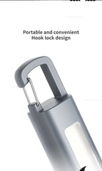 SMILING SHARK Mini Flashlight – High Brightness with Zoom & Side Floodlight