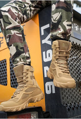 Men’s Tactical Field Boots – Lightweight, Non-Slip Outdoor Footwear
