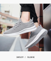 Men’s Lightweight Breathable Sneakers – Casual Walking & Gym Shoes
